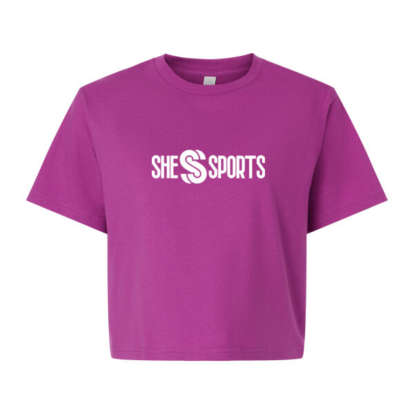 Womens Jersey Boxy Tee Thumbnail